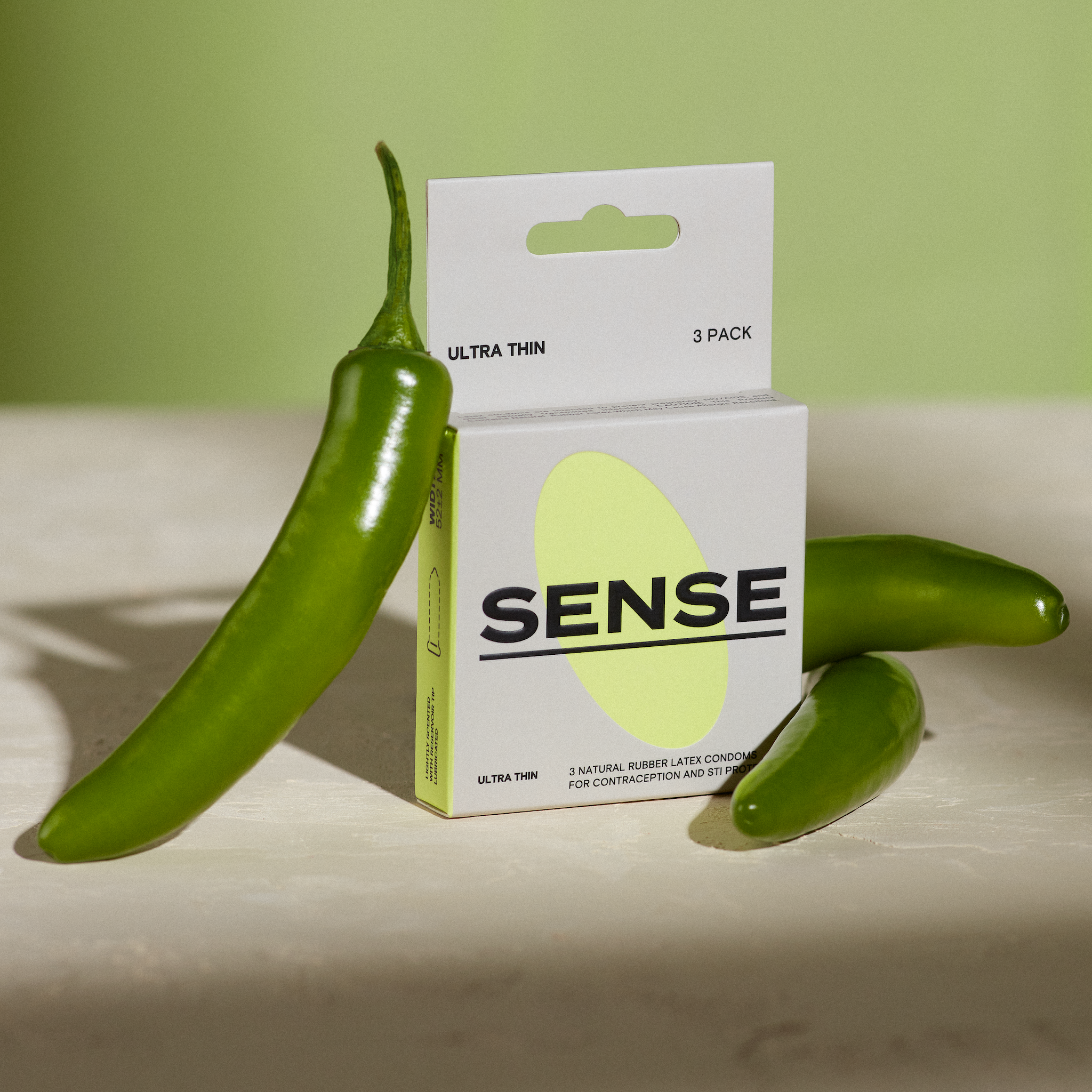 Condones de látex ultrafinos SENSE