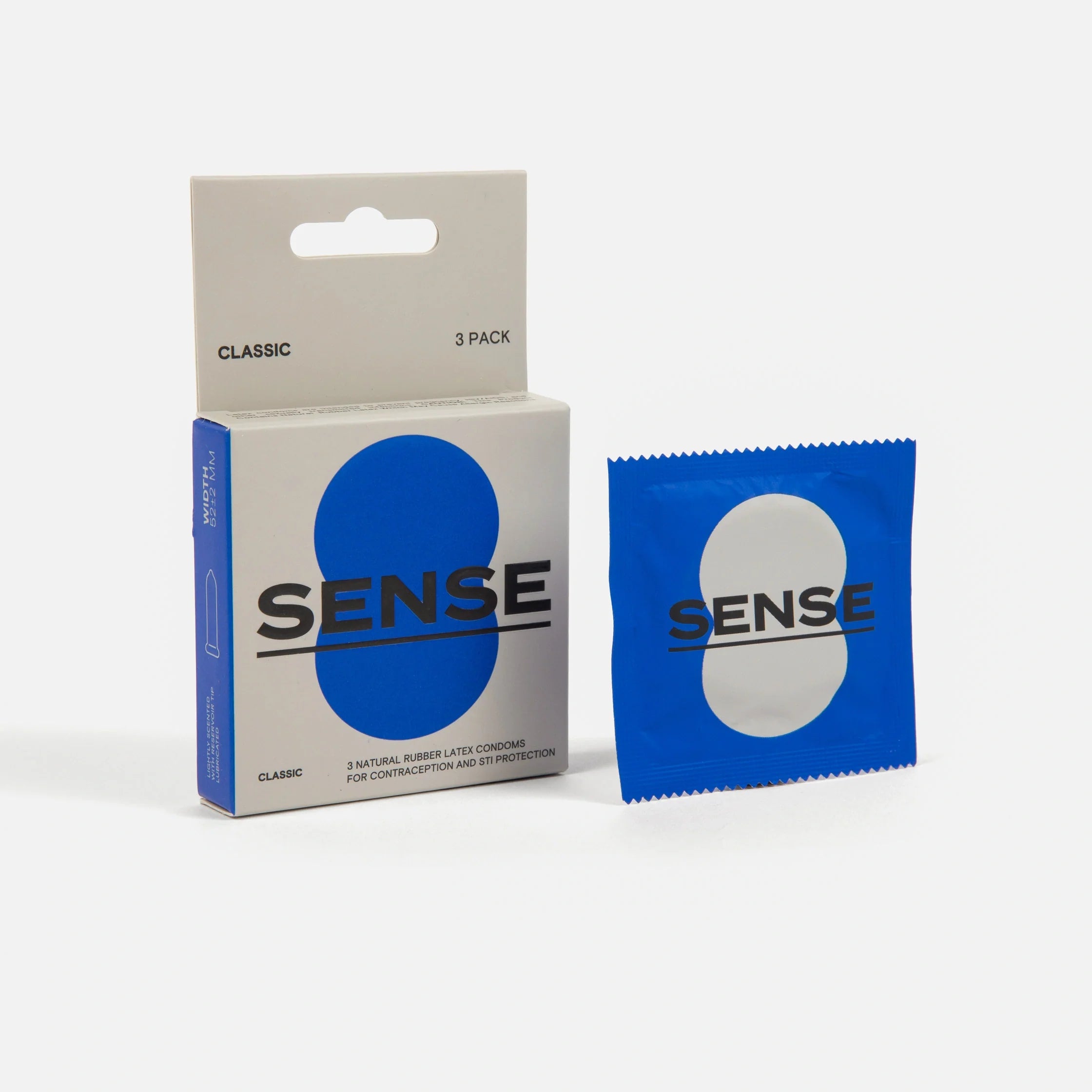 Condones de látex clásicos SENSE